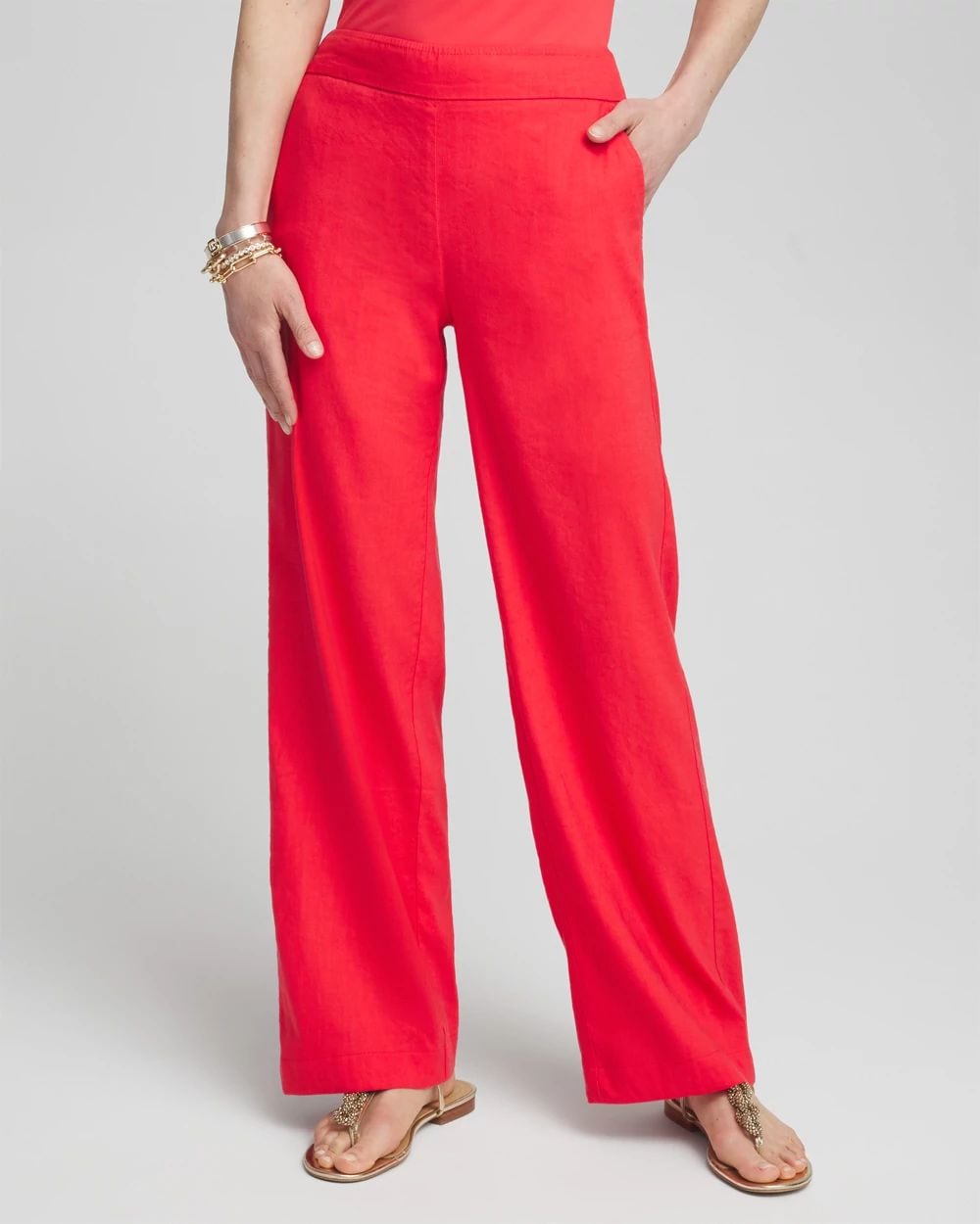 Linen Stretch Relaxed Pants | Chico's